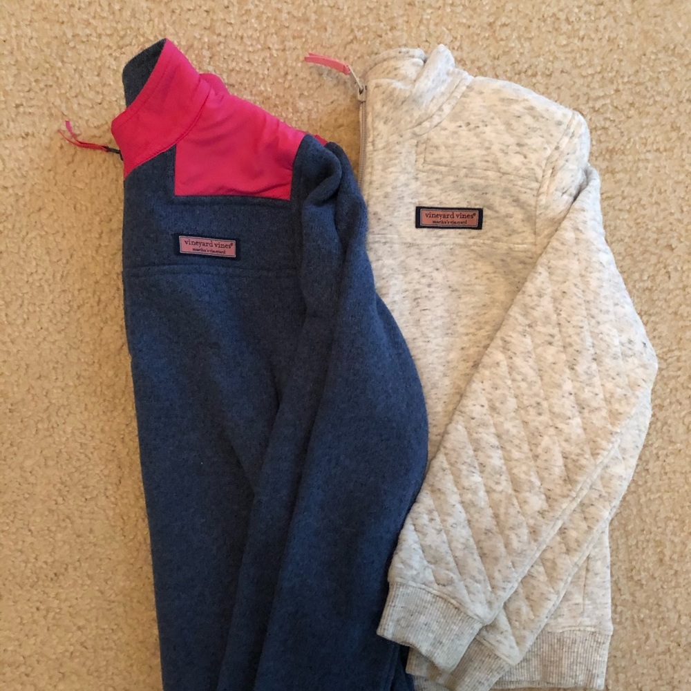 Size 7-8 (Small) Girls Vineyard Vines Shep Shirts